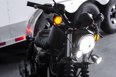 V-Twin / Motorcycle Lighting - NEW! Lazer Star® Billet Bullet/Shorty LED Driving Lights