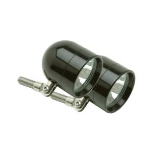 Lazer Star Billet Lights - 100-Watt Spot Pivot Mount Black LSK42100 Shorty