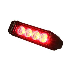 LX LED  - 6 Inch Atlantis 3 Watt Flood 4 LED 13040205 Red LED