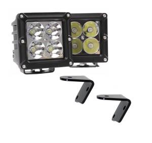 Dominator LED - 4 Inch Dominator 5 Watt Cube Jeep Kit Spot 4 LED 55772504