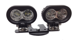 LX LED  - 4 Inch 10 Watt Spot 2 LED 9993043 LX ATV Handlebar Kit