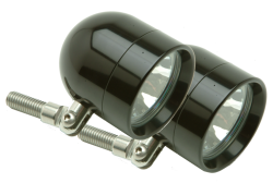 Lazer Star Billet Lights - 35 Watt Pivot Mount ATVK4235 Black Shorty Halogen Light