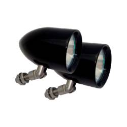 Lazer Star Billet Lights - 50-Watt Flood Pivot Mount Black LSK12502 Bullet