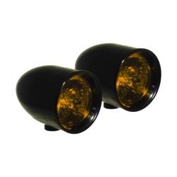 Lazer Star Billet Lights - Amber Rigid  Mount Black LSK1220A-R Bullet