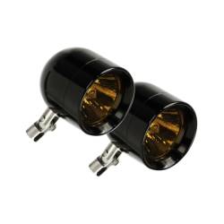 Lazer Star Billet Lights - Amber Pivot Mount Black LSK4220A Shorty