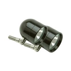 Lazer Star Billet Lights - 50-Watt Spot Pivot Mount Black LSK4250 Shorty