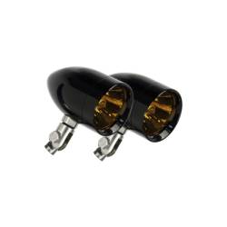 Lazer Star Billet Lights - Amber Pivot Mount Black LSK3220A Micro-B