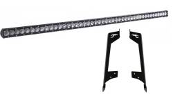 Dominator LED - 50 Inch Dominator Jeep Kit 3 Watt Single Row Combi 108 LED 55771350