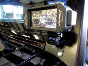 LX LED  - 6 Inch Enterprise 10 Watt Spot Jeep Kit 5591002 A-Pillar Windshield Bracket - Image 2