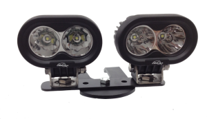 ATV Lighting - LED / HID Sport ATV Handlebar Kits - LX LED  - 4 Inch 10 Watt Spot 2 LED 9993043 LX ATV Handlebar Kit