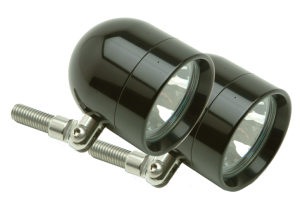 Lazer Star Billet Lights - 50 Watt Pivot Mount ATVK4250 Black Shorty Halogen Light - Image 1