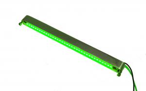 Accent Lighting - BilletLED - Lazer Star Billet Lights - Green 7 Inch LS537G-3  BilletLED Tube Mount