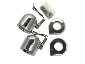 Lazer Star Billet Lights - 50-Watt Spot Pivot Mount Chrome LSK4850-125 Shorty - Image 1