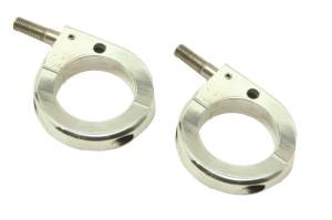 Lazer Star® Billet Lights - Mounting Solutions - Lazer Star Billet Lights - 39 mm Chrome Finish LSM048-3139 Billet Tube Clamp