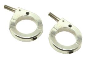 39 mm Chrome Finish LSM048-3139 Billet Tube Clamp