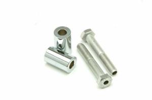 V-Twin / Motorcycle Accessories & Replacement Parts - Mounts / Clamps / Covers - Lazer Star Billet Lights - 1 Inch Spacer Bolt Chrome LSM120 Extension For Micro-B / XS
