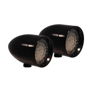 Lazer Star Billet Lights - Amber Rigid Mount Black LSK1201A-R Bullet - Image 1