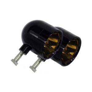 Lazer Star Billet Lights - Amber Rigid  Mount Black LSK4220A-R Shorty - Image 1