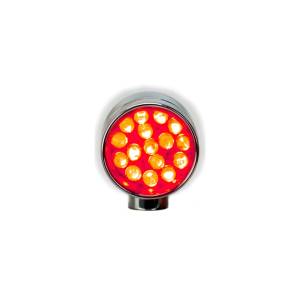 Lazer Star Billet Lights - Red Rigid Mount Chrome LSK6801R-R XS - Image 2