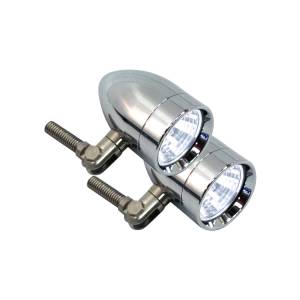 Lazer Star Billet Lights - 35-Watt Flood Pivot Mount Chrome LSK38352 Micro-B - Image 1