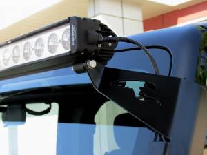 LX LED  - 50 Inch Atlantis 3 Watt Combi Jeep Kit 5591348 A-Pillar High Light Bracket - Image 2