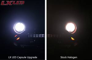 LX LED  - LX LED 40 Watt H4 / 9003 Base High-Low Upgrade Capsule Single 5751440 - Image 6