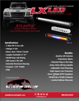 Atlantis LX LED 3 Watt Single Row