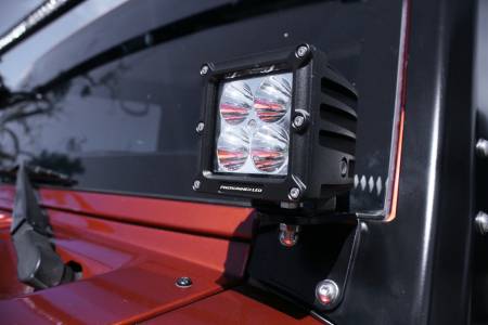 Jeep Lighting - LED Jeep Lighting Kits - Lower A-Pillar LED Kits