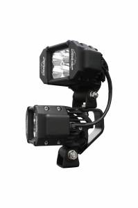 LX LED  - LX LED Double Stacker Bracket 592300 Black Powdercoat Finish - Image 1