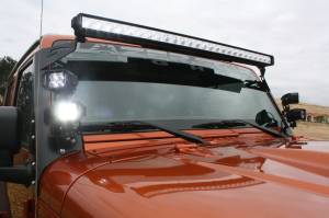 LX LED  - LX LED Double Stacker Bracket 592300 Black Powdercoat Finish - Image 4