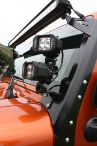 LX LED  - LX LED Double Stacker Bracket 592300 Black Powdercoat Finish - Image 7