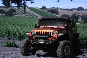 LX LED  - Jeep Windshield Bracket 5761022 Black Powdercoat - Image 6