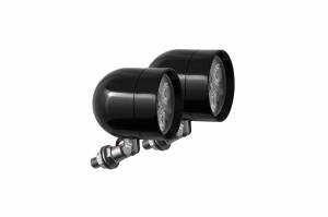 Warm LED Shorty Driving Light - Spot Beam Black Finish LSK420201